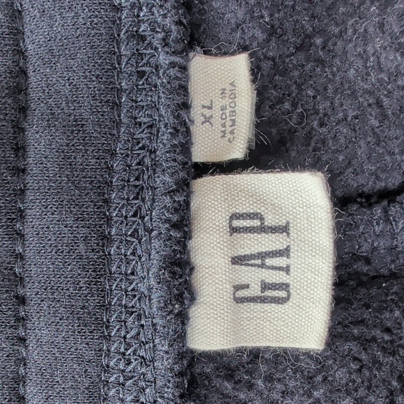 Gap Fleece Logo Joggers XL Blue Pockets - Picture 4 of 15